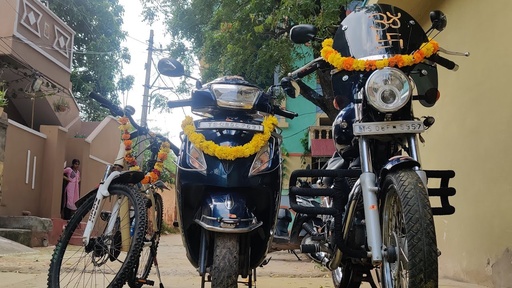 Vaahana Pooja for 2 wheeler