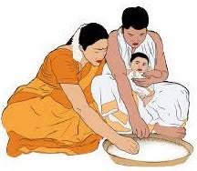 Aksharabhyasam/ Namakaranam/ Annaprasana